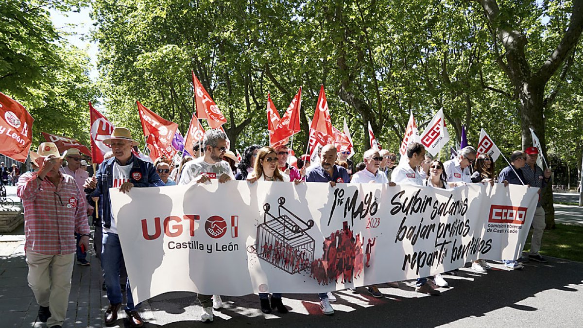 Manifestación del Primero de Mayo en Valladolid. ICAL