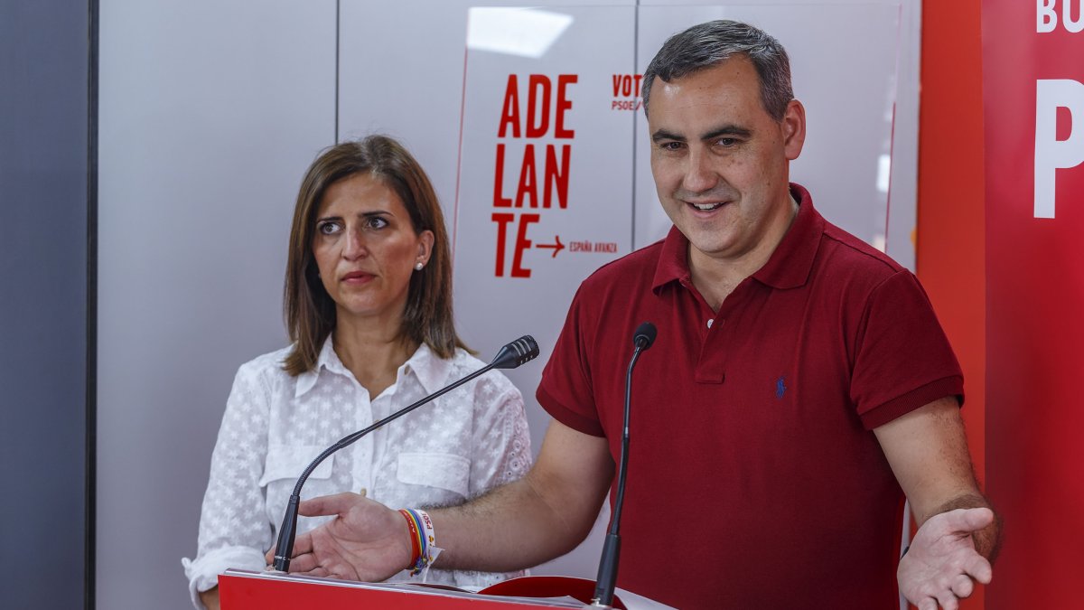 El número 2 al Congreso de los Diputados del PSOE por Burgos, Álvaro Morales. SANTI OTERO