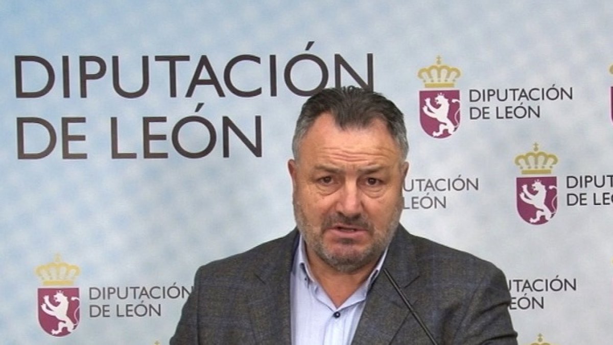 El presidente de la Diputación de León, Eduardo Morán.- ICAL