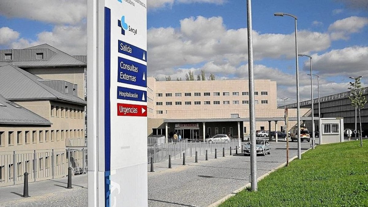 Hospital General de Segovia. Imagen de archivo. E. M.
