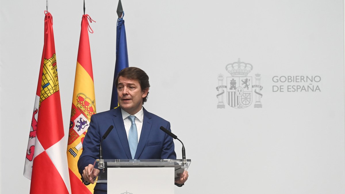 Intervención del presidente de la Junta de Castilla y León, Alfonso Fernández Mañueco.- ICAL