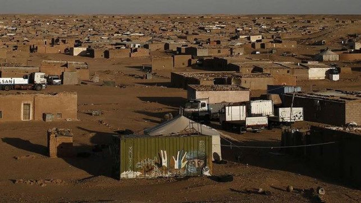 Campo de refugiados de saharauis en Tinduf, al sur de Argelia. - EL MUNDO