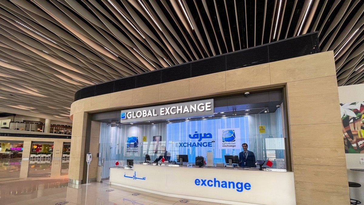 Oficina de Grupo Global Exchange en el aeropuerto de Baréin.- E. M.
