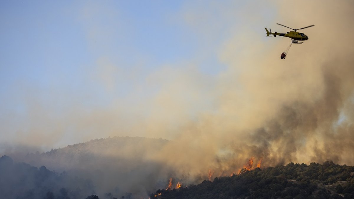 Incendio forestal en El Tiemblo, Ávila. - ICAL