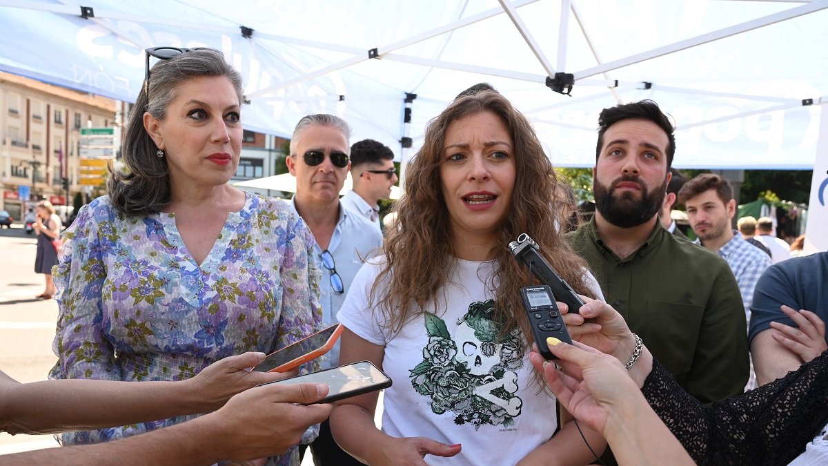 La presidenta del PP de León, Ester Muñoz.- ICAL