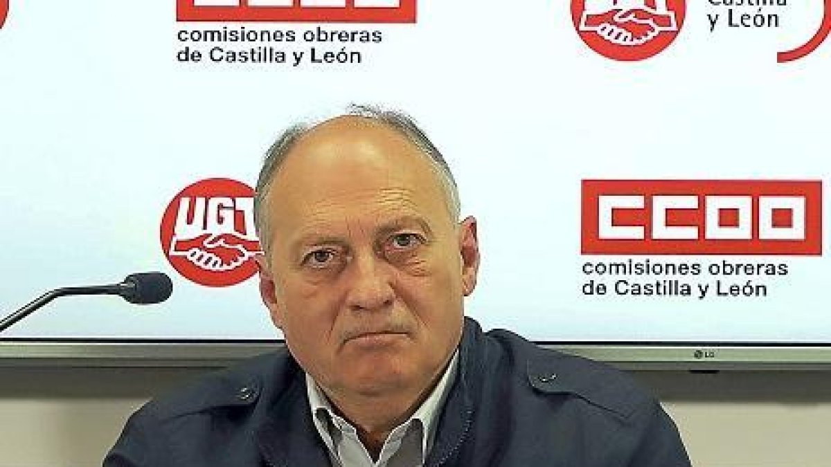 El secretario general de UGT Castilla y León, Faustino Temprano. - ICAL ARCHIVO