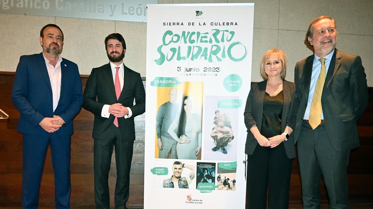 Presentación del concierto solidario 'Sierra de la Culebra'.- E. M.