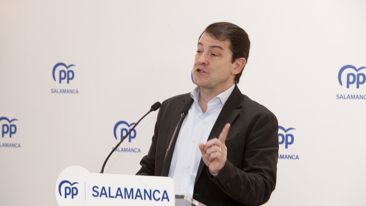 El presidente del Partido Popular de Castilla y león, Alfonso Fernández Mañueco.- ICAL