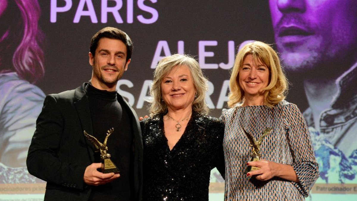 Águilas de Oro a la directora Inés París y al actor Alejo Sauras en la 34 edición del Aguilar Film Festival. -ICAL