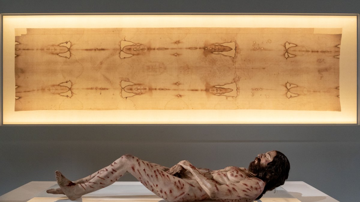 Escultura hiperrealista de Jesús en la exposición 'The Mistery Man'. ICAL