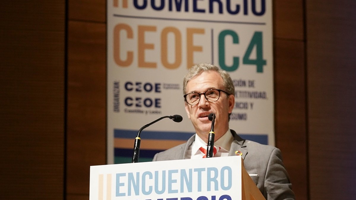 El consejero de Empleo, Industria y Comercio de Castilla y León, Mariano Veganzones.- ICAL