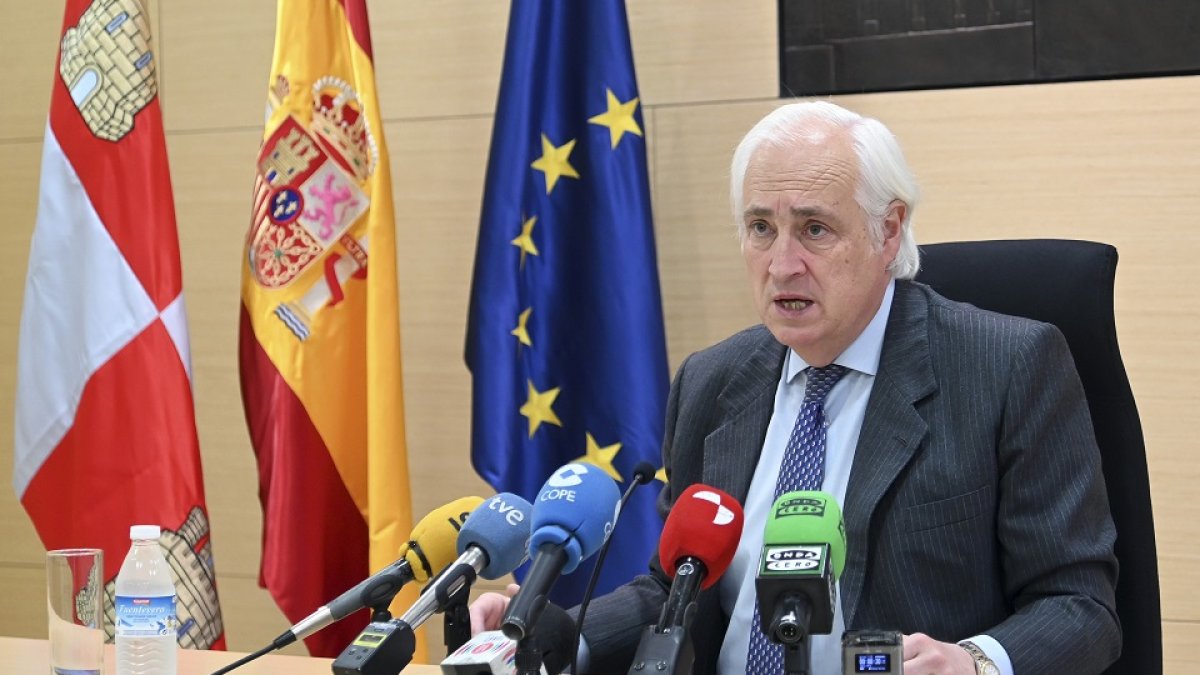 El presidente del Tribunal Superior de Justicia de Castilla y León, José Luis Concepción.- ICAL