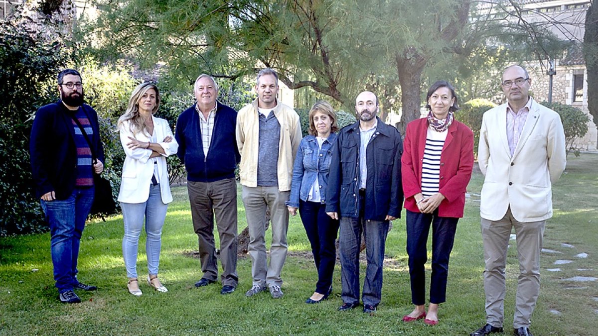Miembros del equipo de la Universidad de Burgos que participan en el proyecto EURODIPP-E. EL MUNDO
