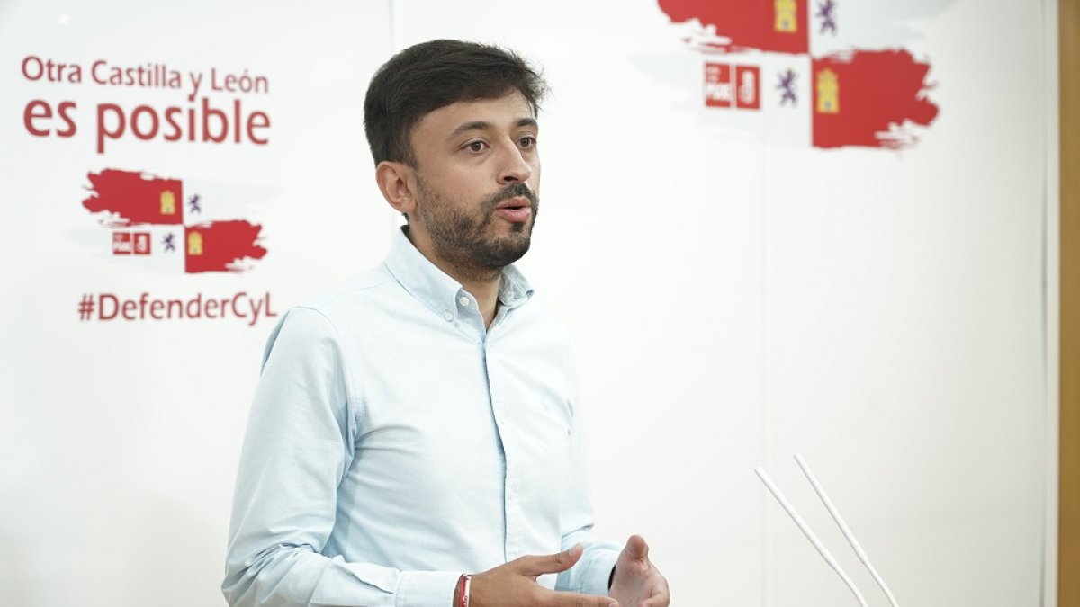 El secretario general de Juventudes Socialistas de Castilla y León y senador por la Comunidad, Fran Díaz. - ICAL