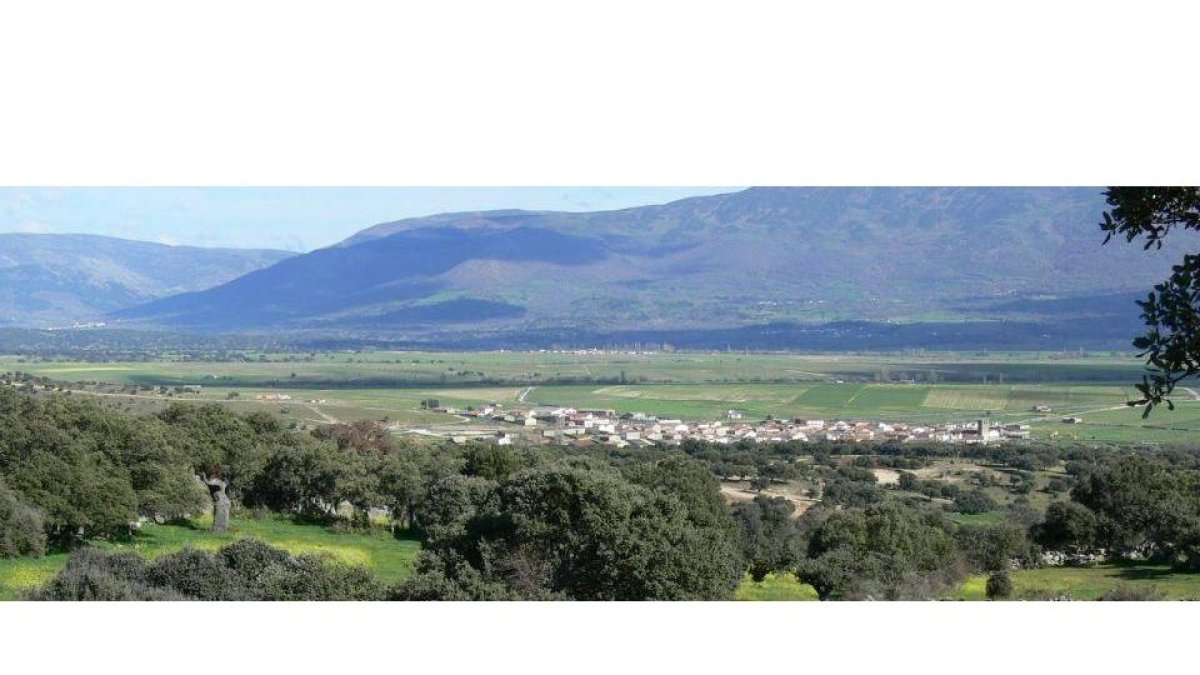 Imagen del Valle del Corneja de Ávila. TWITTER NO A LA MINA EN EL VALLE DEL CORNEJA