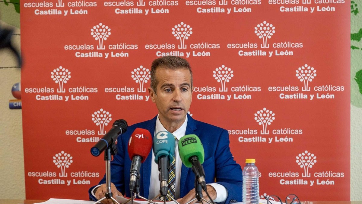 Leandro Roldán, durante su comparecencia ante los medios. - E.PRESS
