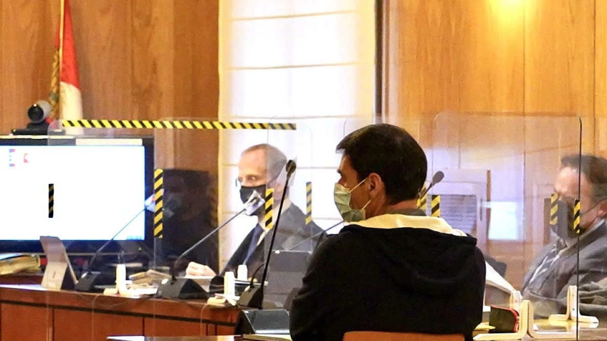 Lino Rodríguez durante el juicio.- E. M.
