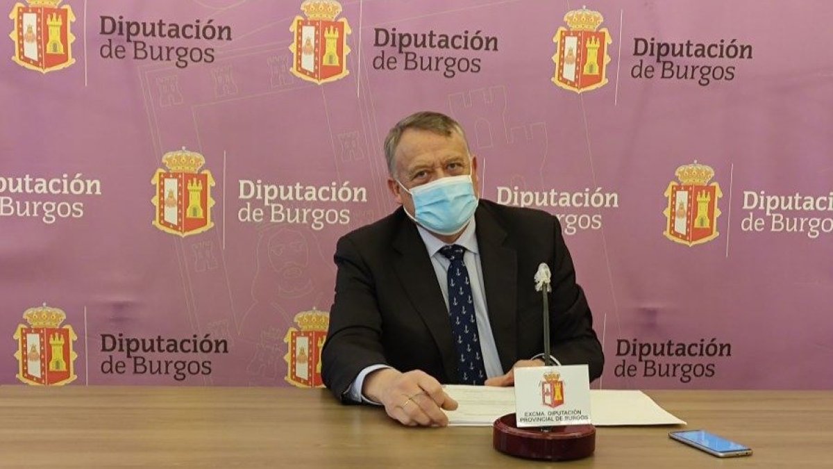 Lorenzo Rodríguez, vicepresidente de la Diputación de Burgos. D. S. M.