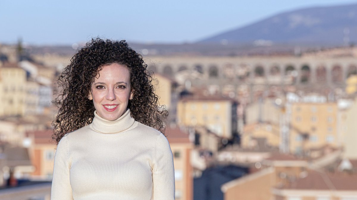 Noemí Otero, candidata de Ciudadanos a la Alcaldía de Segovia. ICAL