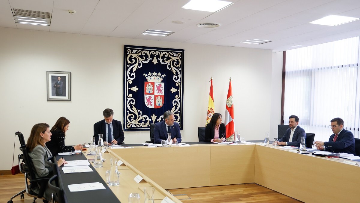 Reunión de la Junta de Portavoces en las Cortes de Castilla y León.- ICAL