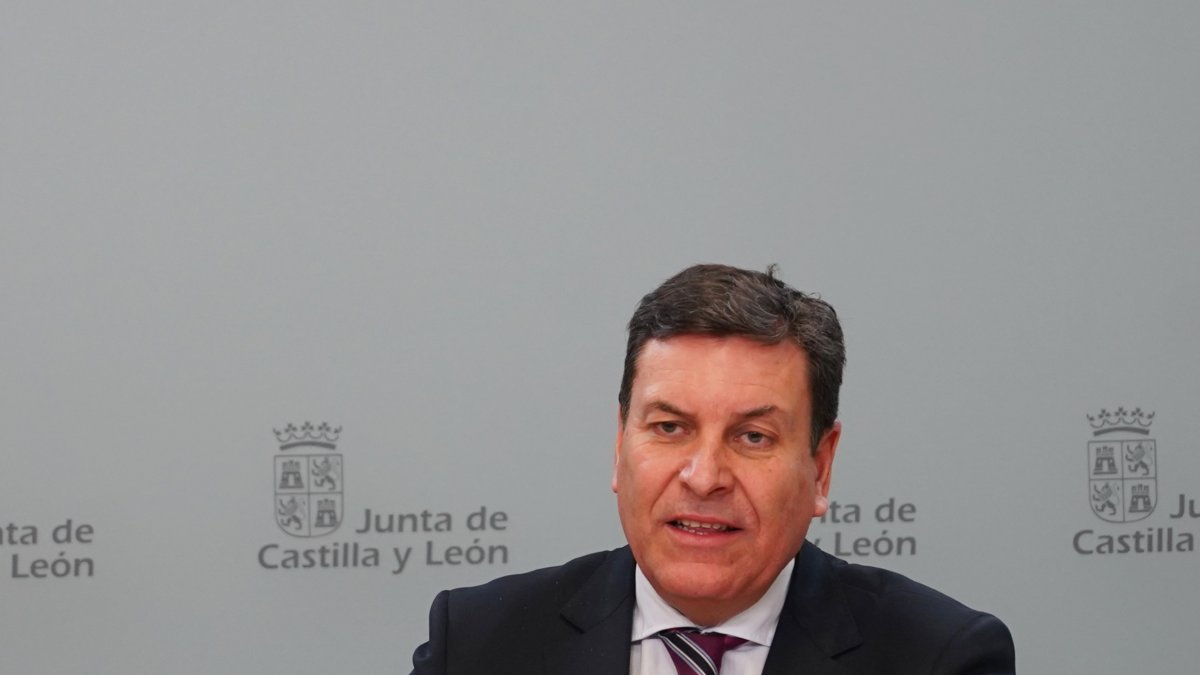 El consejero de Economía y Hacienda y portavoz de la Junta de Castilla y León, Carlos Fernánez Carriedo. ICAL