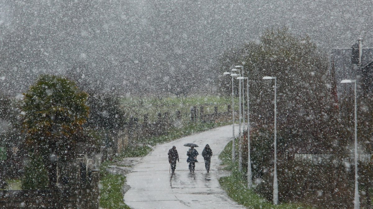 Intensa nevada en El Bierzo - ICAL