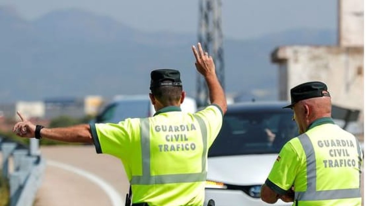 Control de la Guardia Civil, en una imagen de archivo.