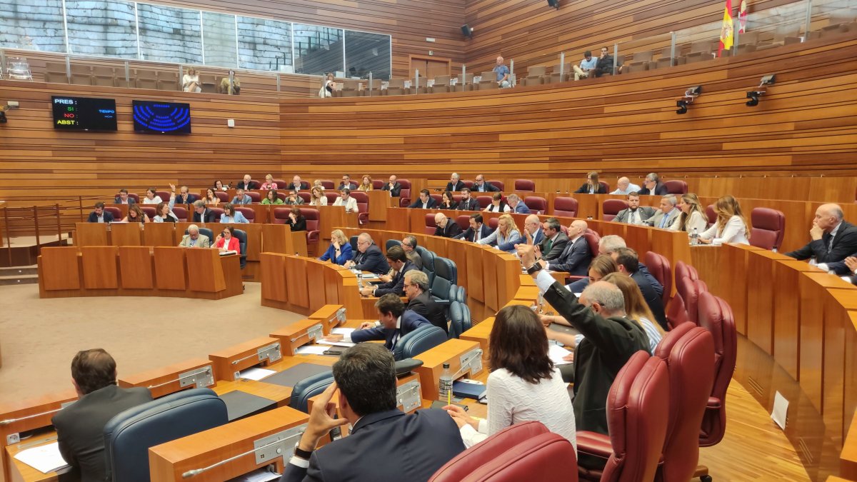 Votación en segunda jornada del Debate sobre política general de la Junta de Castilla y León