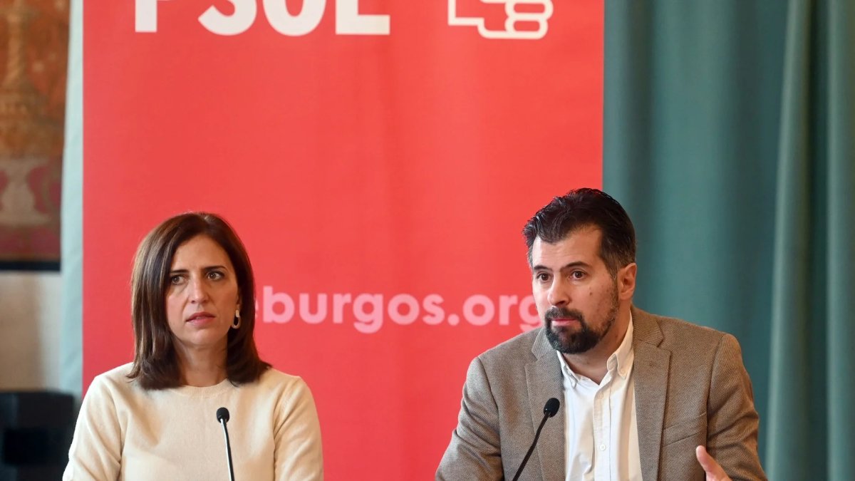 Esther Peña y Luis Tudanca, en una imagen de archivo.