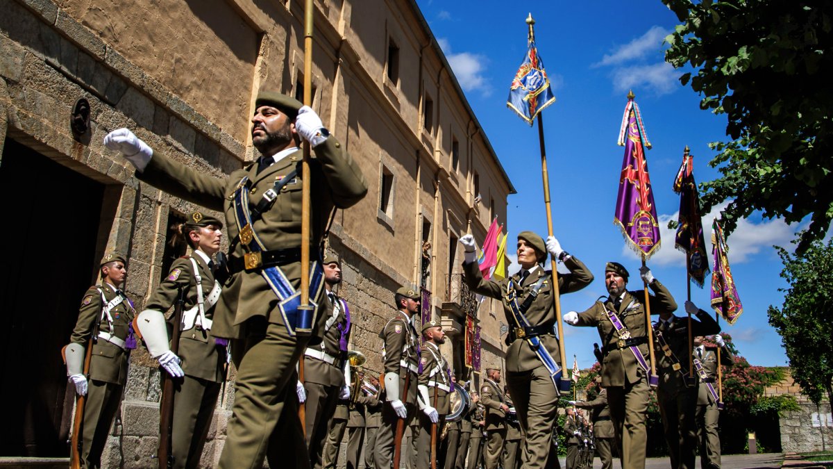 Acto de homenaje a los caídos en la Guerra de la Independencia en Ciudad Rodrigo (Salamanca)