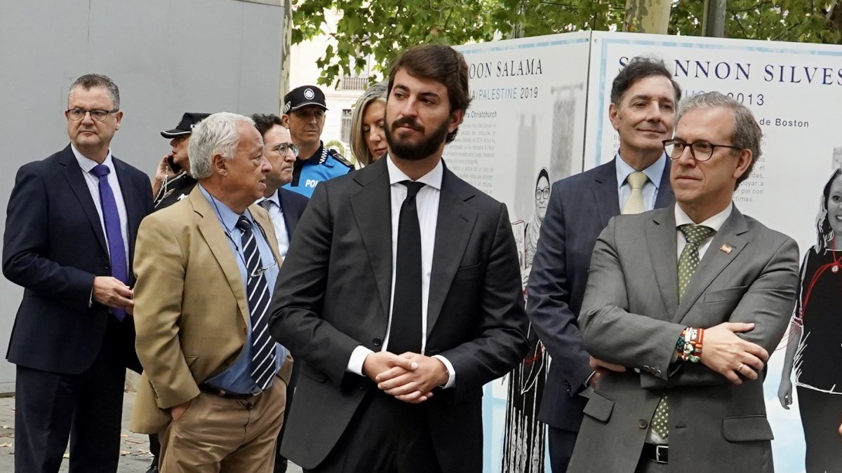 Gerardo Dueñas, Gonzalo Santonja, Juan García-Gallardo y Mariano Veganzones en una imagen de archivo.