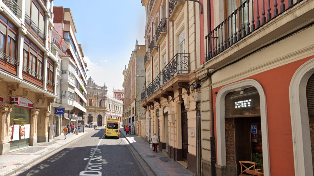 Calle Don Sancho en Palencia