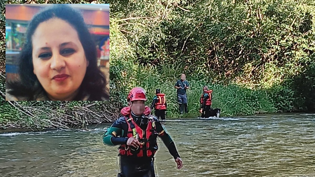 Momento en el que se localizaba el cadáver de la mujer desaparecida en Saldaña.