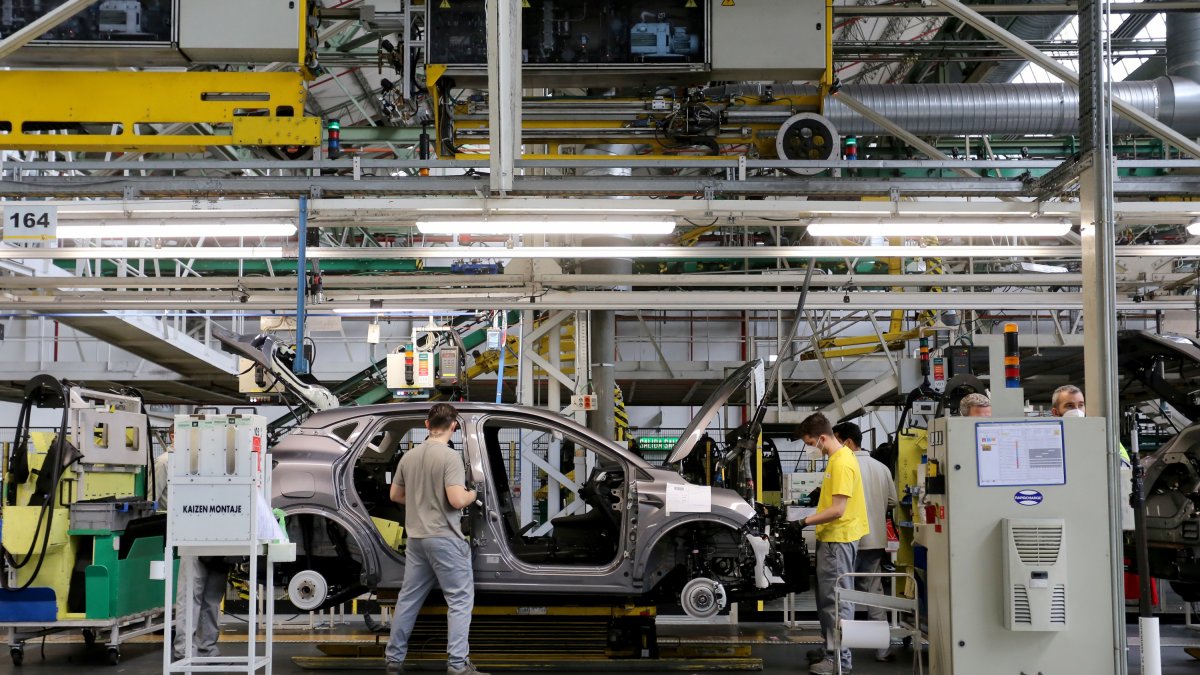 Planta de montaje de Renault en Valladolid.