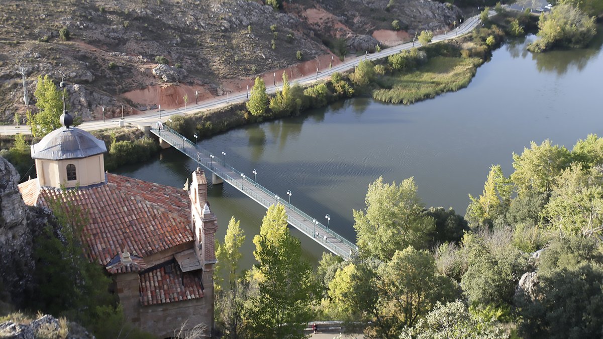 El río Duero a su paso por Soria