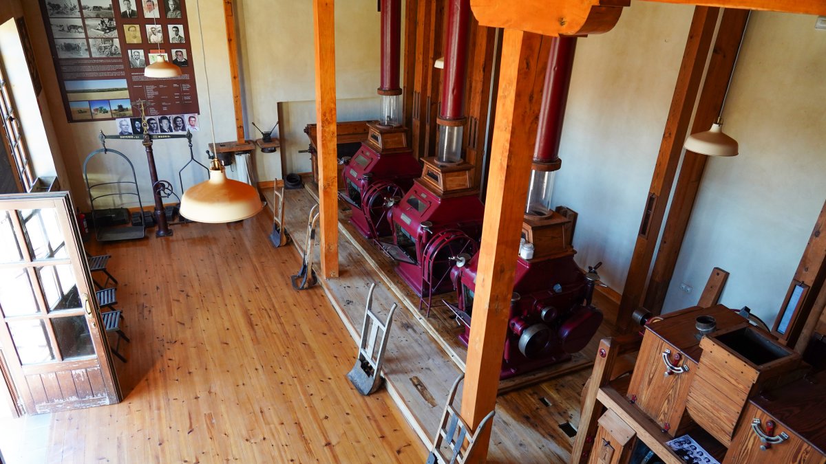 Imagen del interior del Museo de la Industria Harinera de Castilla y León