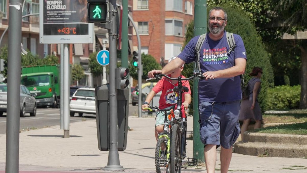 Episodio de la ola de calor que asola Castilla y León en Valladolid