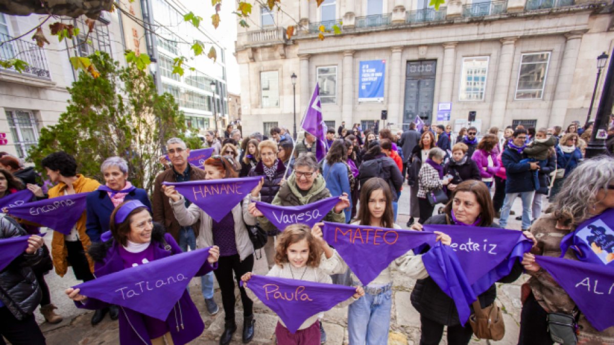 Manifestación contra la violencia de género.