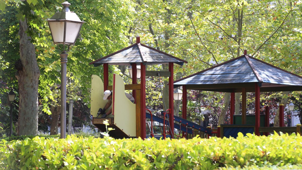 Parque de Los Jardinillos, en Palencia