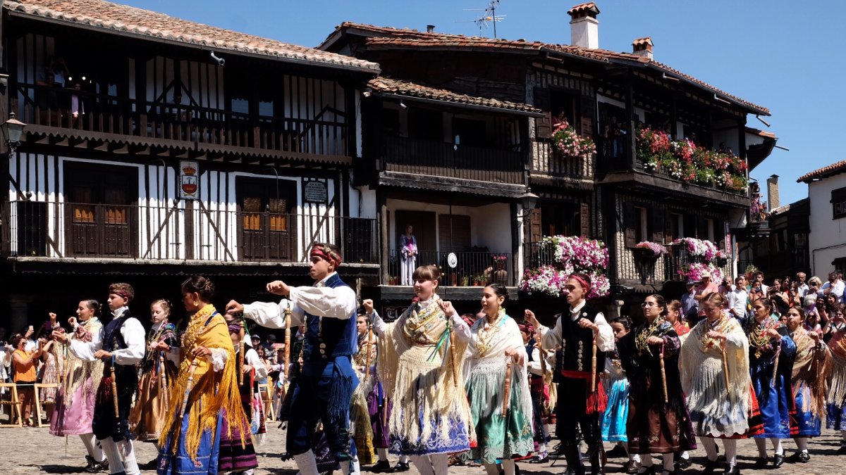 Celebración de Diagosto de La Alberca, Salamanca. Imagen de archivo.