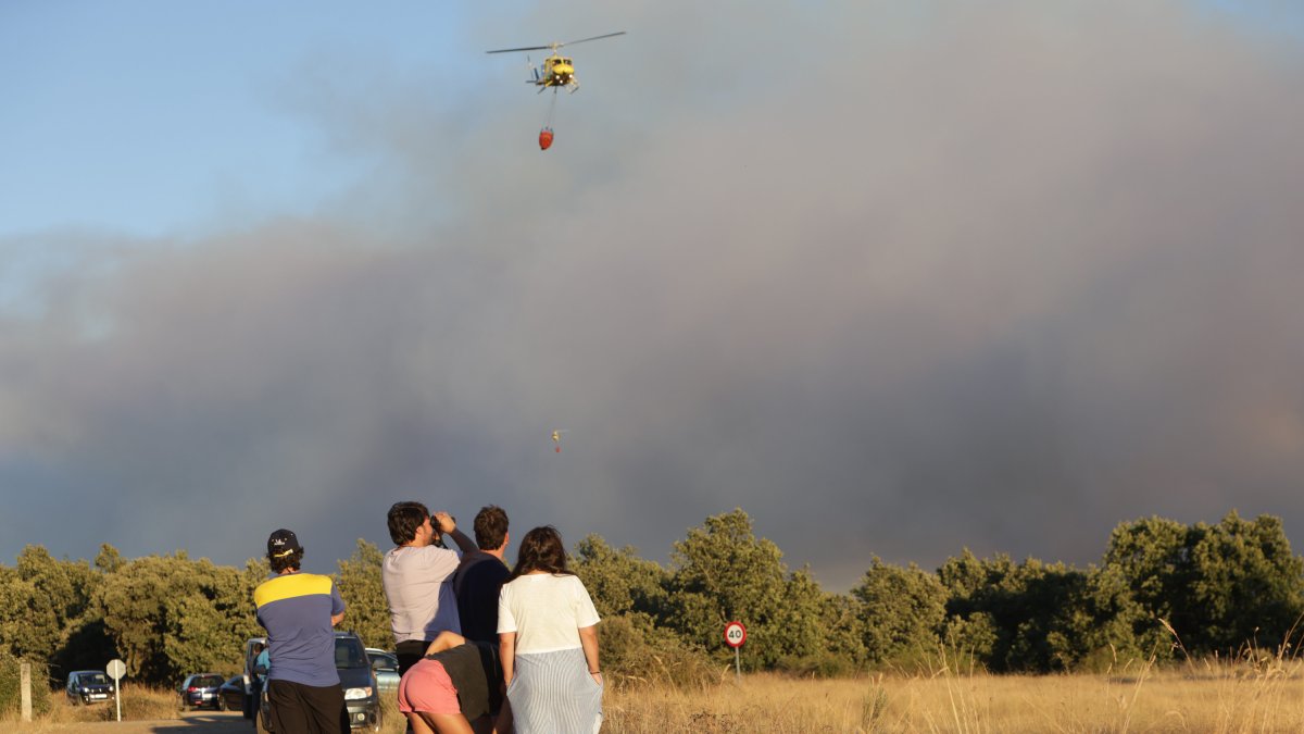 Incendio deTrabazos en Zamora