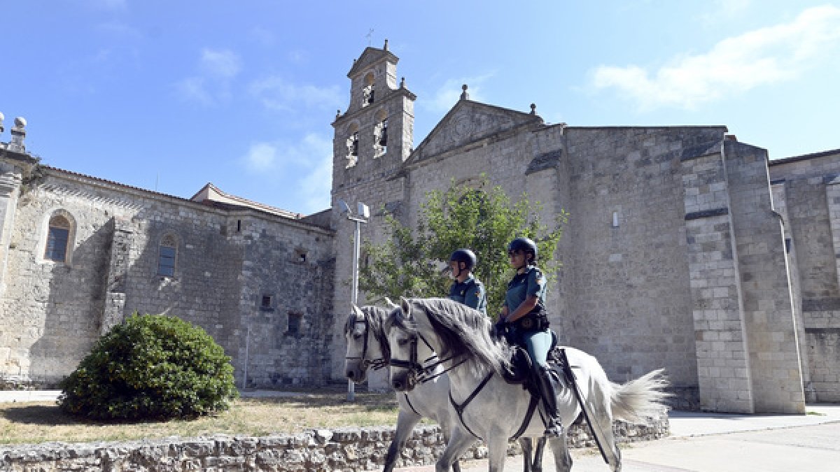 Presentación del Grupo de Caballería de la Guardia Civil que refuerza la seguridad del Camino de Santiago