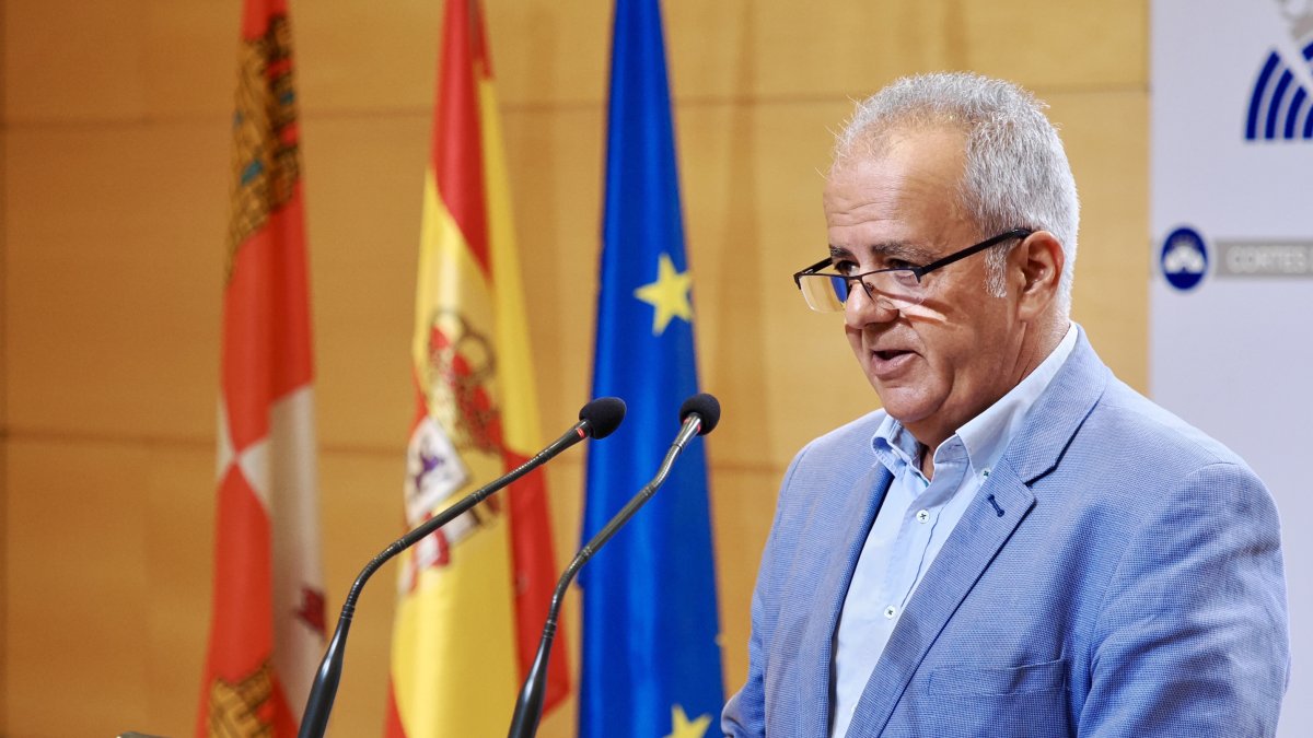 El portavoz de Sanidad del Grupo Parlamentario Popular de las Cortes de Castilla y León, José María Sánchez.