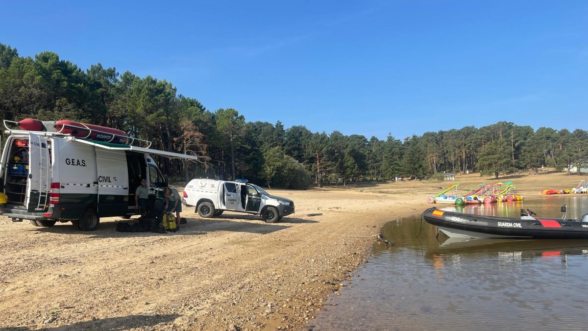 Los GEAS retoman la búsqueda del joven desaparecido en la Cuerda del Pozo en Soria.