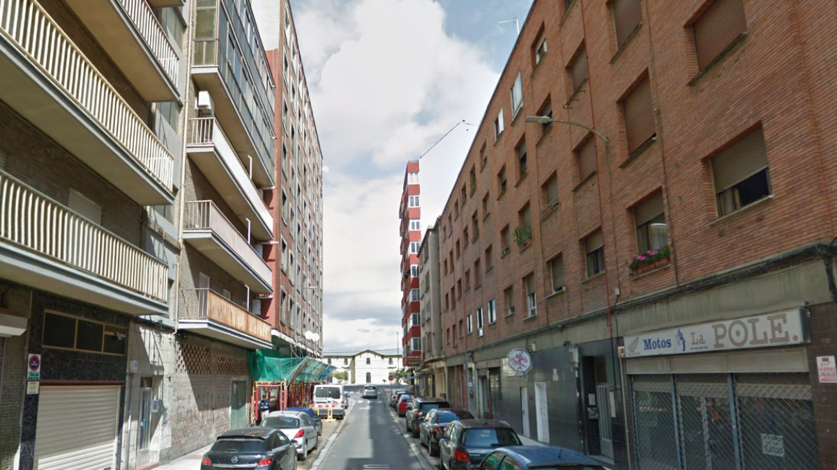 Calle Ciudad Jardín, en Miranda de Ebro (Burgos)