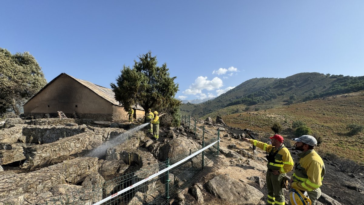 Incendio en El Raso en Ávila.