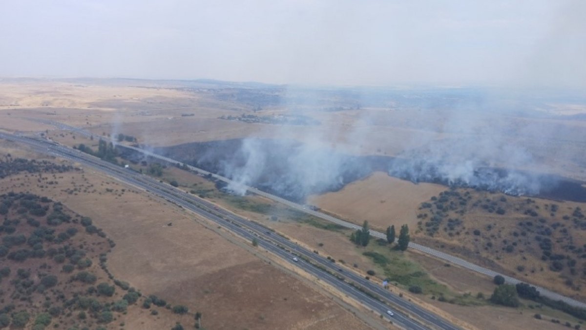 Incendio en Buenavista (Salamanca)