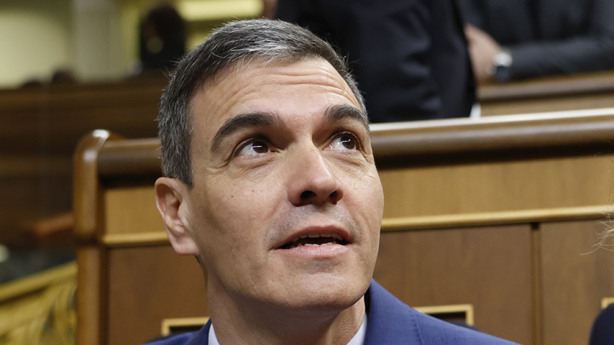 El presidente del Gobierno, Pedro Sánchez