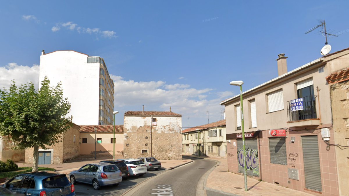 Calle Candelas, lugar donde estaba estacionado el coche