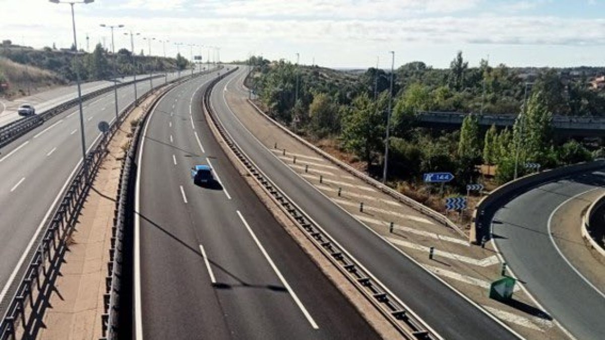 Autovía de la Plata en la provincia de León